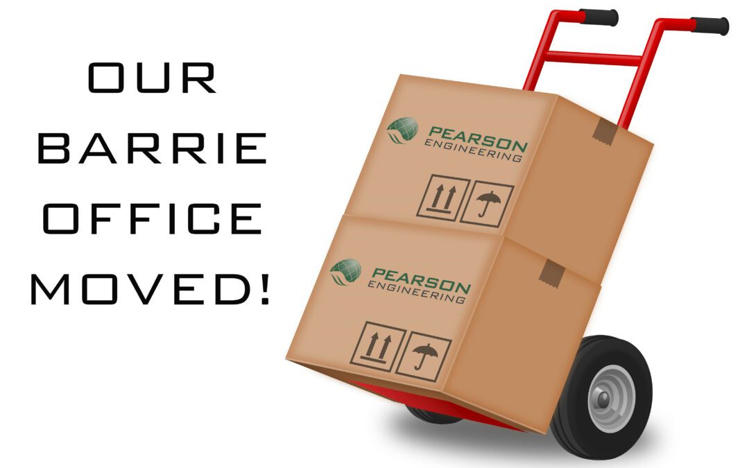 Moving Boxes with Pearson Engineering Logo