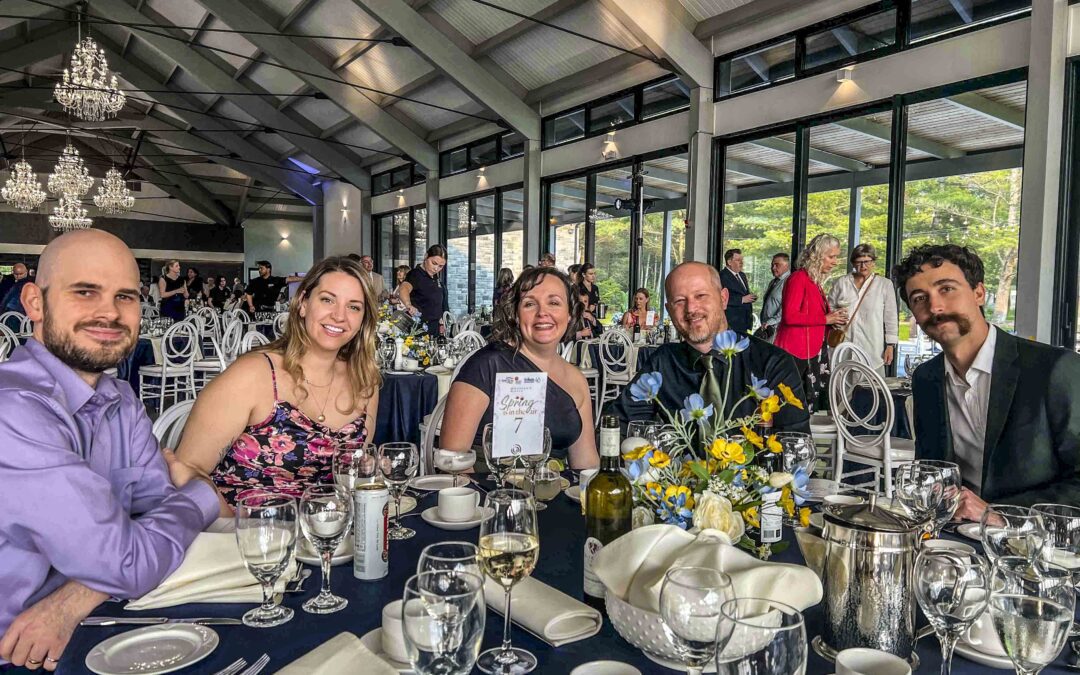 staff at Warden's gala