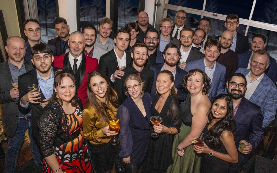 Staff at Christmas Party