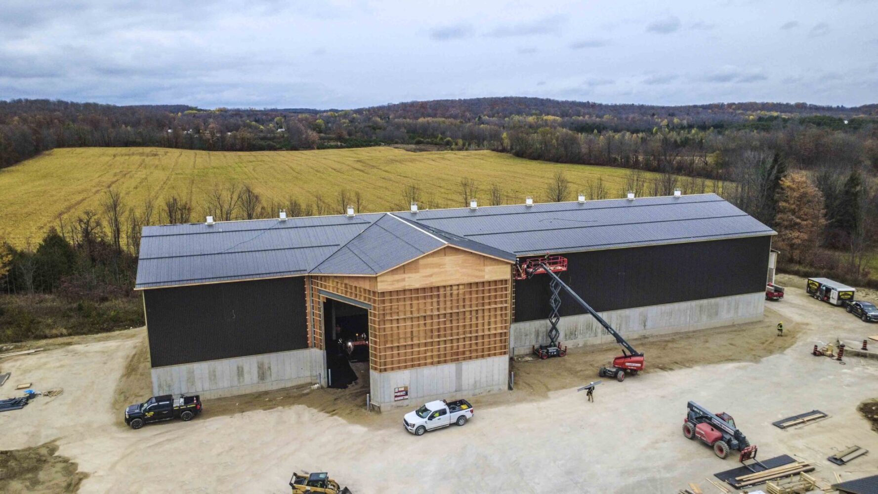 Chatsworth Salt Building Under Construction